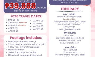 Spring Escape to Korea