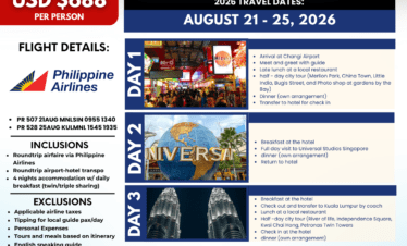 Combo Trip Singapore & Malaysia